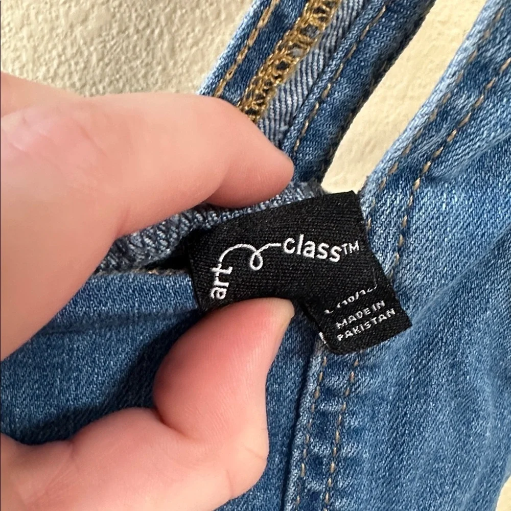 Art Class Denim Blue Mini Dress Size 10/12